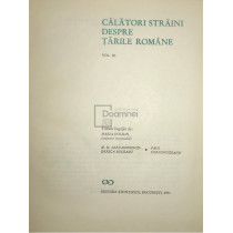 Calatori straini despre Tarile Romane, vol. III