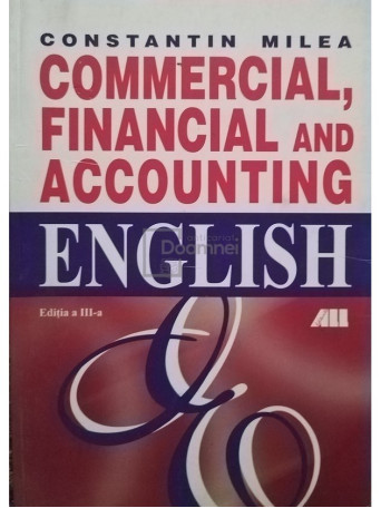 Commercial, financial and accounting english, editia a III-a
