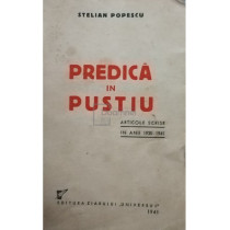 Predica in pustiu