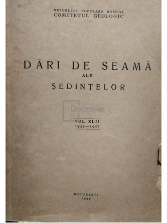 Dari de seama ale sedintelor, vol. XLII - 1959 - Brosata