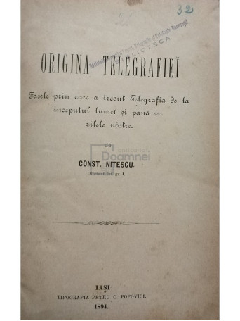 Origina telegrafiei