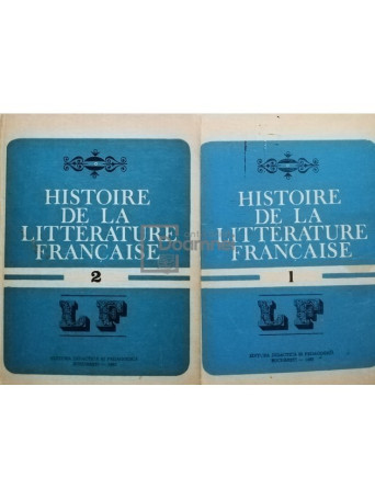 Angela Ion - Histoire de la litterature francaise, 2 vol. - 1982 - Cartonata