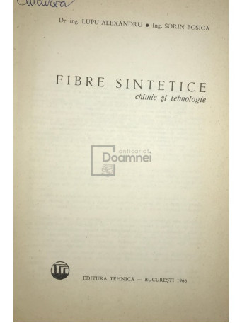 Fibre sintetice - Chimie si tehnologie