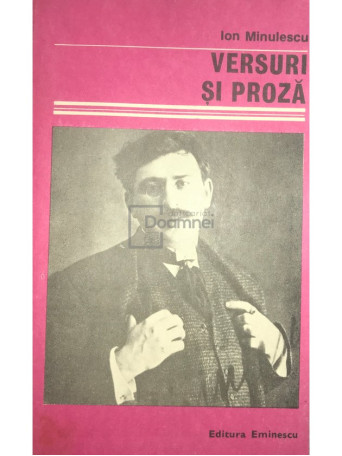 Ion Minulescu - Versuri si proza - 1986 - Brosata