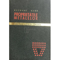 Proprietatile metalelor si metode fizice de control