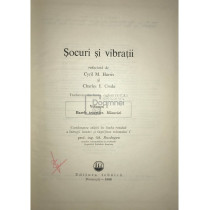 Socuri si vibratii, vol. 1
