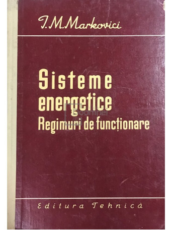 Sisteme energetice - Regimuri de functionare