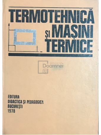 Termotehnica si masini termice