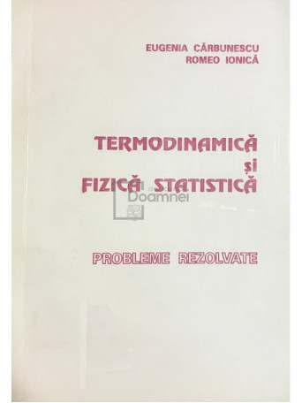 Termodinamica si fizica statistica