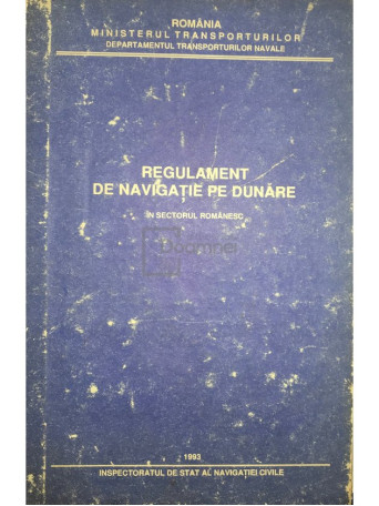 Regulament de navigatie pe Dunare