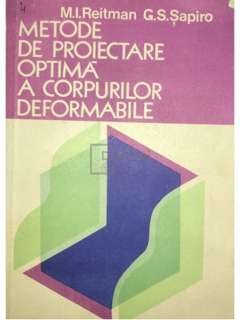Metode de proiectare optima a corpurilor deformabile