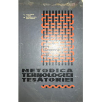 Metodica tehnologiei tesatoriei
