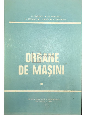 Organe de masini, vol. 1