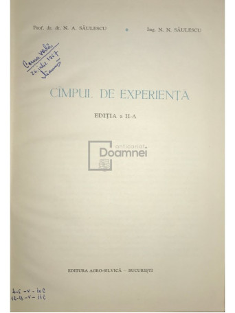Campul de experienta (ed. II)