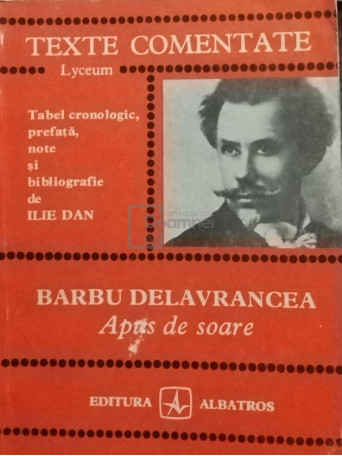 Ilie Dan - Barbu Delavrancea - Apus de soare - 1984 - Brosata