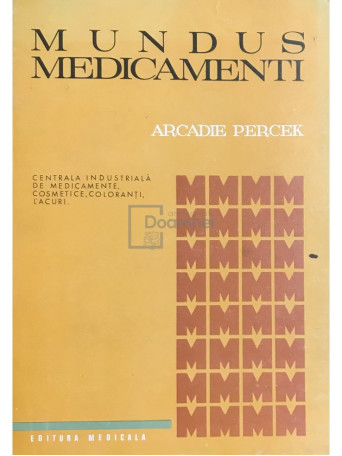 Arcadie Percek - Mundus medicamenti - 1980 - Brosata