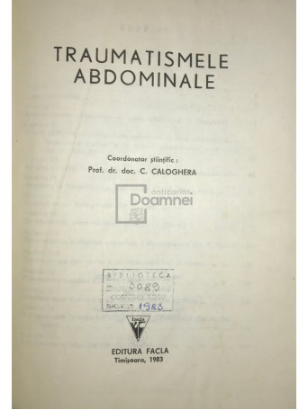 Traumatismele abdominale