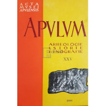 Apulum, vol. XXV