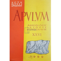 Apulum, vol. XXVI