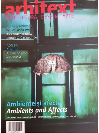 Arhitext - Ambiente si afecte, anul XVI, nr. 08-09