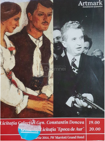 Artmark - Licitatia Colectiei Gen. Constantin Doncea - 2014 - Brosata