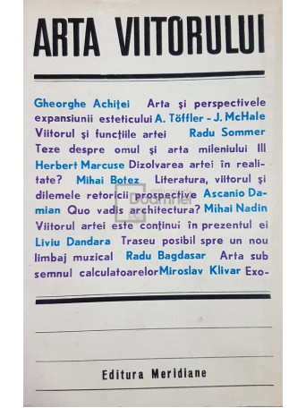 Gheorghe Achitei - Arta viitorului - 1979 - Brosata