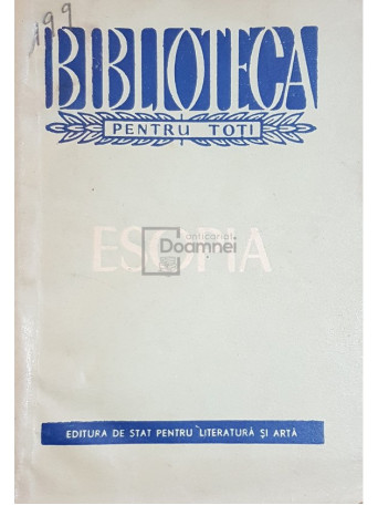 I. C. Chitimia - Esopia - 1956 - Brosata