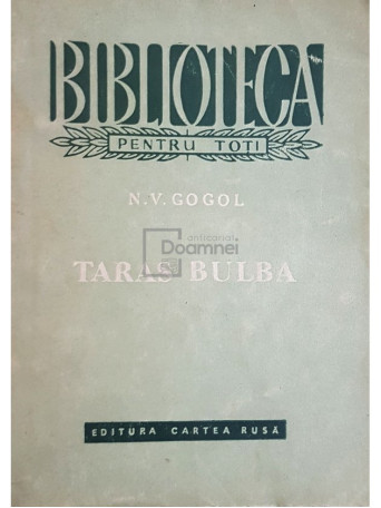 N. V. Gogol - Taras Bulba - 1956 - Brosata