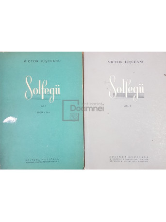Solfegii, 2 vol.