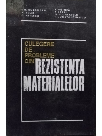 Culegere de probleme din rezistenta materialelor