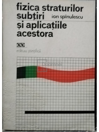 Fizica straturilor subtiri si aplicatiile acestora