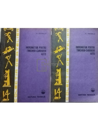 Indrumator pentru tinichigii-carosieri auto, 2 vol.