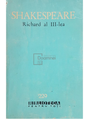 William Shakespeare - Richard al III-lea - 1964 - Brosata
