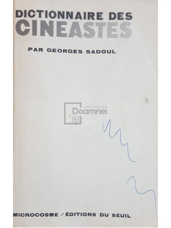 Dictionnaire des cineastes