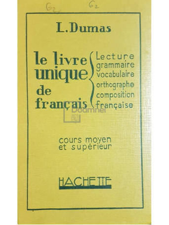 Le livre unique de francais