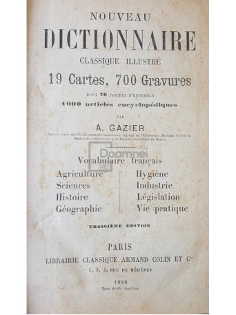 Nouveau dictionnaire classique illustre