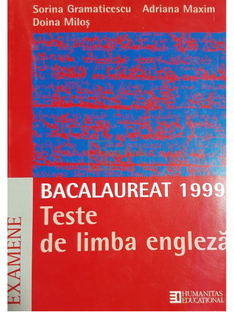 Teste de limba engleza. Bacalaureat 1999