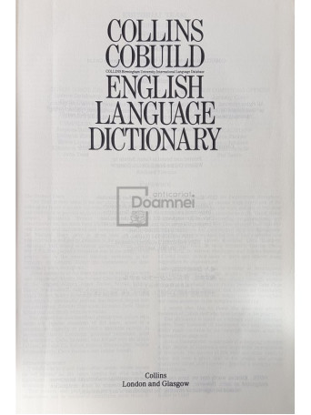 Collins Cobuild - English language dictionary
