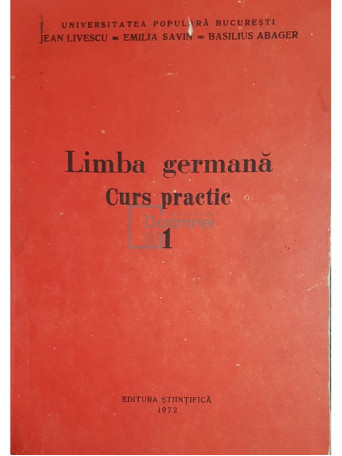 Limba germana. Curs practic, vol. 1