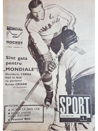 Revista Sport, anul 1970, 24 numere