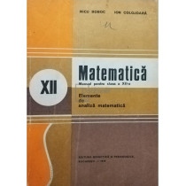 Matematica - Manual pentru clasa a XII-a