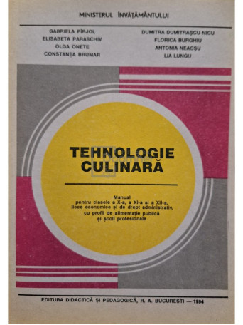 Tehnologie culinara