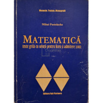 Matematica - Teste grila cu solutii