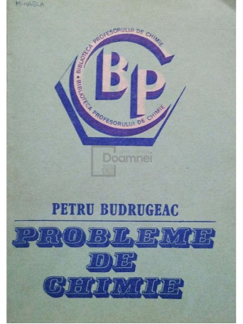 Petru Budrugeac - Probleme de chimie - 1986 - Brosata
