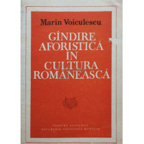 Gandire aforistica in cultura romaneasca
