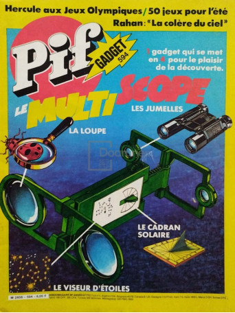 Pif gadget, nr. 594, aout 1980