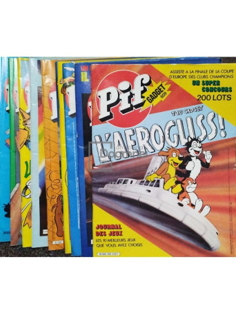 Pif gadget, 10 vol. (nr. 600-609)