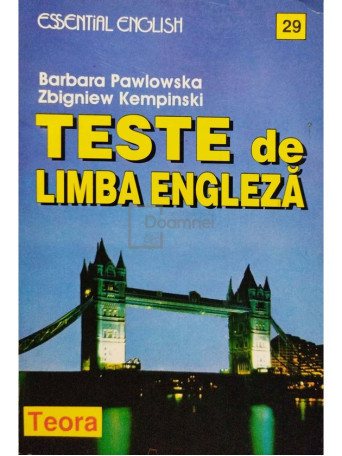 Teste de limba engleza