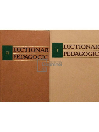 I. A. Kairov - Dictionar pedagogic, 2 vol. - 1963 - Cartonata