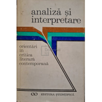 Analiza si interpretare